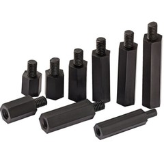 M4 Male-Female Plastic Nylon Hex Column Standoff Screws Support Spacer Pillar