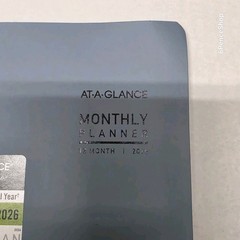 AT-A-GLANCE Contemporary 2026 Monthly Planner, Drizzle Large 9″ x 11″ 70250X2026
