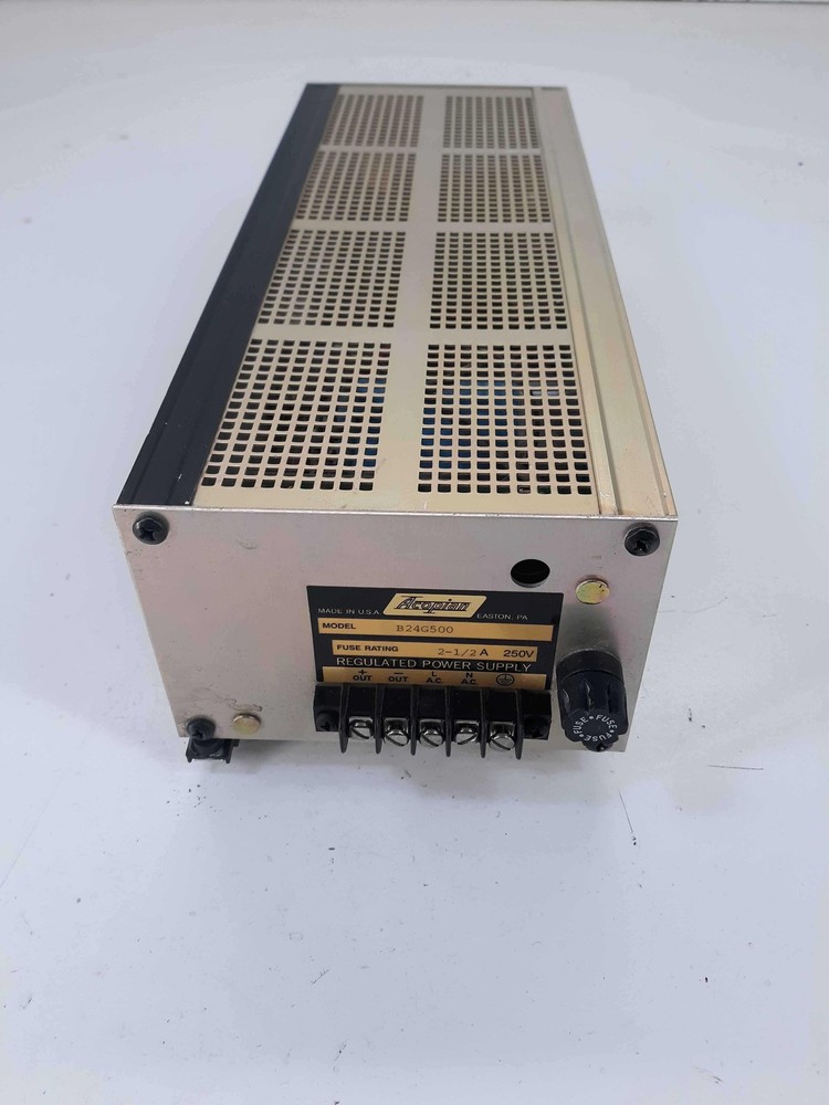 Acopian B24G500 Regulated Power Supply, In 105-125VAC 2.5A Out 24VDC 5A