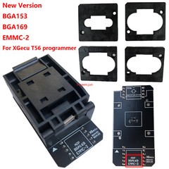 New EMMC-2 Adapter IC socket BGA153 BGA169 EMMC-2 only on XGecu T56 programmer