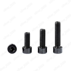 Black 304 Stainless Steel Allen Hex Socket Bolts Cap Head Screw M1.6 M2 M2.5 M3