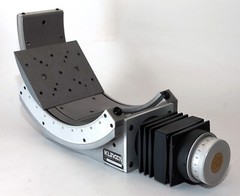 KLINGER SCIENTIFIC / NEWPORT CORP. BG120 GONIOMETER +/- 45 Degrees 120 MM WIDE.