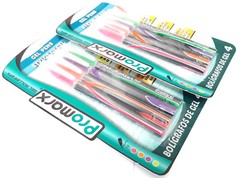 2 PACKS 8 PENS Promarx® GEL ROLLER EFX MULTI COLORED PINK GREEN PURPLE ORANGE