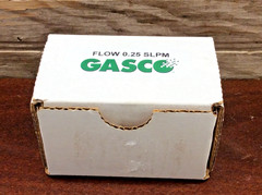 GASCO Gas Cylinder Flow 0.25 SLPM Gas Regulator Gauge 0-1500 PSI Healthcare