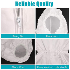 Hazmat Suits 30Pack Disposable Protective Coveralls, Heavy Duty Full Body Painte