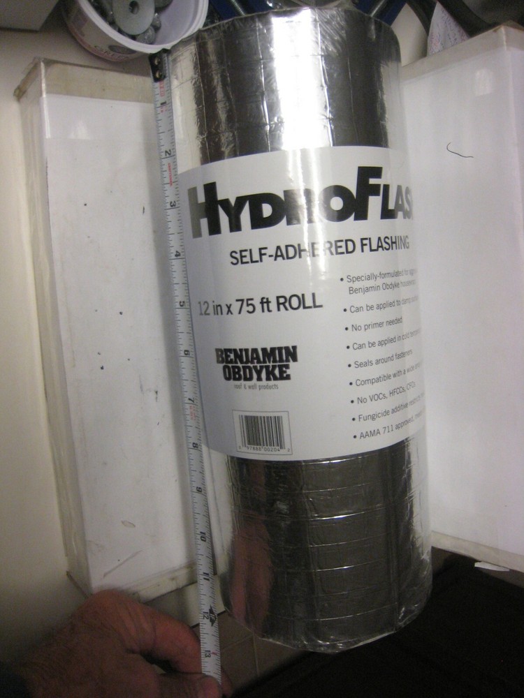 1roll BENJAMIN OBDYKE HYDROFLASH 12″ x 75′ – 1 ROLL House wrap Flashing tape