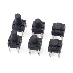 6x6mm 4 Pin Momentary Tactile Push Button Switch SPST Waterproof 4.3 – 15mm