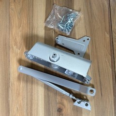 Universal Hardware UH4031 Commercial Door Closer Silver Heavy-Duty Aluminum