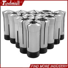 Findmall 5C Collet Set 15 Pc 1/8 to 1 Inch Fractional 5 Pc Collet Block Kit