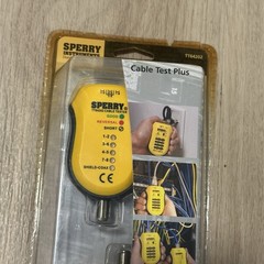 Sperry Cable Test Plus TT64202 Cable Tester for RJ45 RJ11 F-Type Coaxial UTP/STP