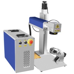 100W Auto Focus JPT M7 Mopa Fiber Laser Marking Machine Engraver Maker Ezcad2 US