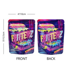 5 Styles Mixed Mylar Bags 3.5g Smell Proof Zipper Stand Up Pouches for Candy