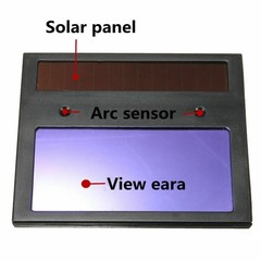 New Solar Welding Auto Darkening Welder Lens Filter Helmet Len+Protortion Sheet
