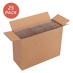 25 Packs Small Shipping Boxes 7x4x4 Inches, White Corrugated Cardboard Box fo…