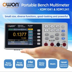 Owon XDM1241 USB/RS232 55000 Counts Universal Digital Multimeter Recharg Battery