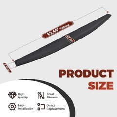 Tailgate Molding Cap Spoiler Compatible with 2009-2019 Dodge Ram 1500 2500 3500