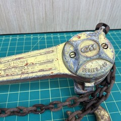 CM Columbus Mckinnon 640 Series USA Manual Lever Chain Hoist 3/4 ton SHOWS WEAR