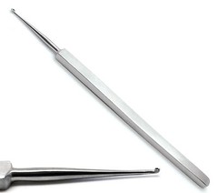 6 Pcs Meyhoefer Chalazion Ear Curette #-1,#0,#1,#2,#3,#4 Surgical ENT Instrument