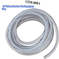 11*16mm Powder Coating Spray Gun12M/40FT Silicone Powder Hose 11mm-16mm for