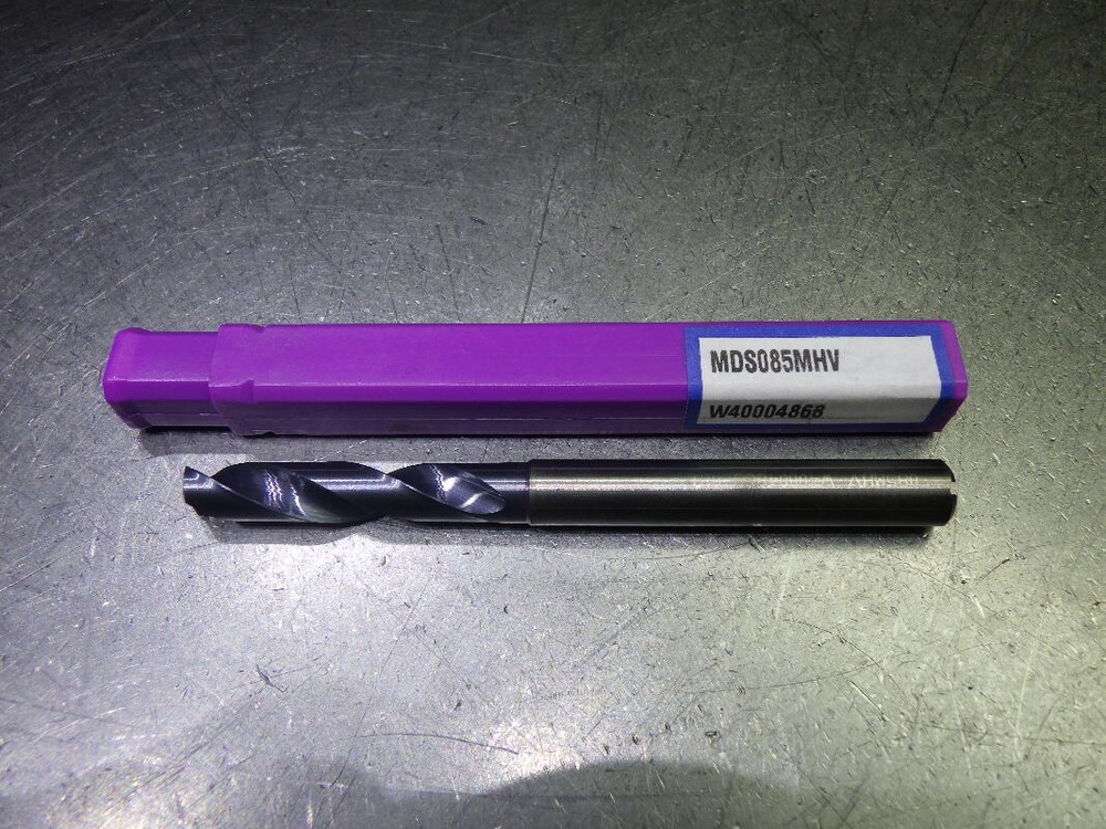 Sumitomo 8.5mm Coolant Thru 4xD Carbide Drill 9mm Shank MDS085MHV (LOC2397)