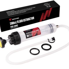 Thorstone 200cc Fluid Extractor Pump with 2 PVC Tubes for Liquid Transfer