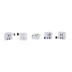 Dental Orthodontic ABSOLUTE Sapphire Ceramic Bracket Roth/MBT.018/022 Hooks 345
