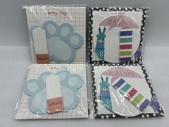 Sticky Notes I ❤️ MY DOG (2) & NO PROB-LLAMA (2) 3-pack (LOT of 4)