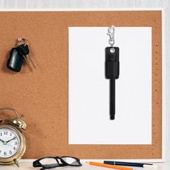 FdcZeyxior 2 Pieces Lanyard Pen 10.5×2.8×1.4 cm / 4.13×1.1×0.55 in, Black