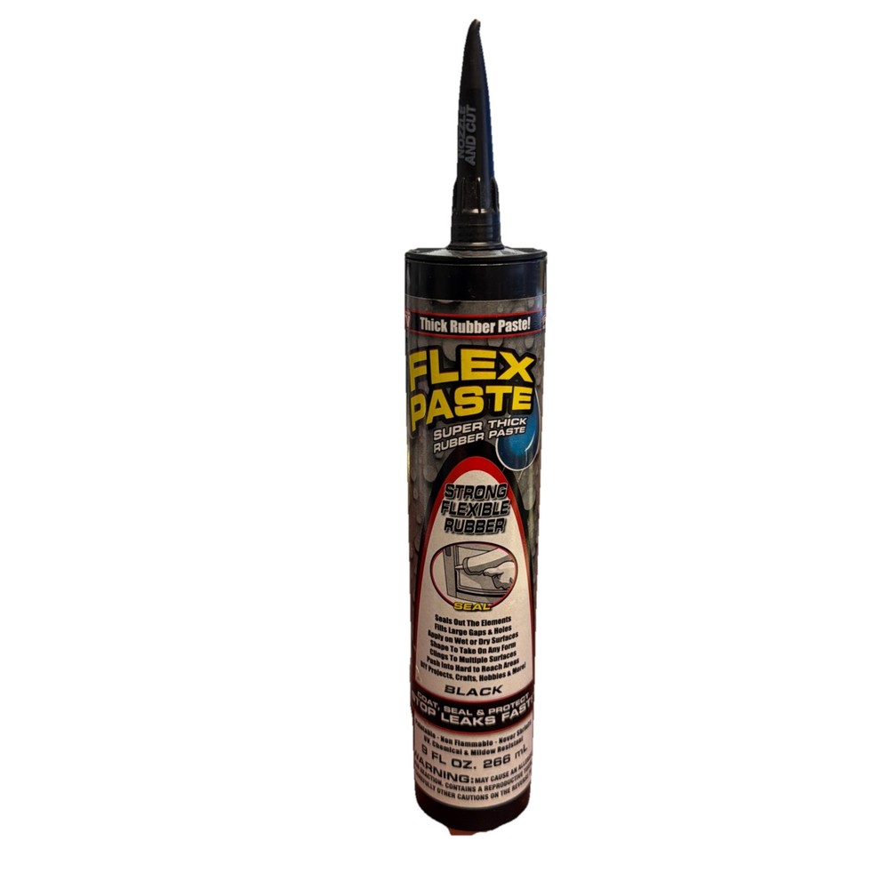 Flex Paste Black Waterproof Sealant Fills Gaps Cracks Underwater Paintable