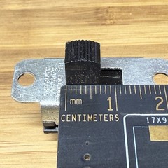 Switchcraft DPDT Slide Switch 3A @ 125VAC 1.5A @ 250VAC 0.5A @ 125VDC (10 Pack)