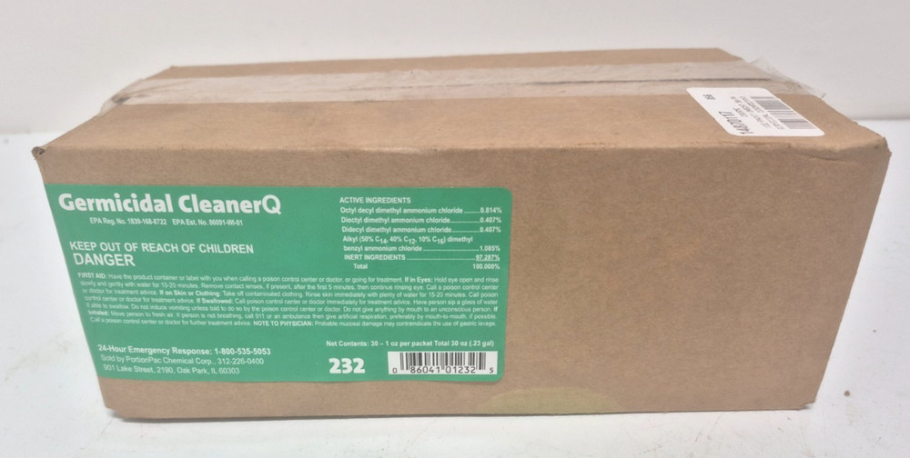PortionPac All-Purpose Cleaner 232GMC 1oz Packet, Box of 30