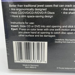 50 Swift Kick™ CD/DVD/Blu-Ray Cases Lever Eject Disk 5 Pack Sealed 10 Packs=50