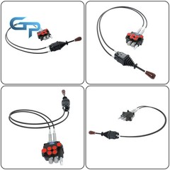 Hydraulic Remote Control Valve 2 Spool 21 GPM Easy Installation Kit