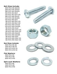 Phillips Pan Head Machine Screws Zinc Assortment – 7111 PCS