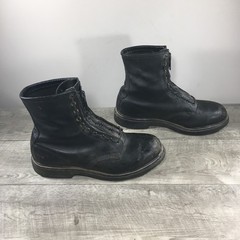 Red Wing 4473 Firefighter Fire Zip Up Logger SuperSole Boots Steel Toe Size 9.5