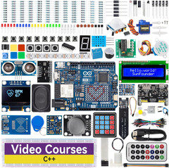 Elite Explorer Kit with Original Arduino Uno R4 Wifi, Rohs Compliant, Bluetooth