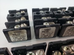 Lot of 9 – USD P14002-3 Power Distribution Terminal Block 60a 600v