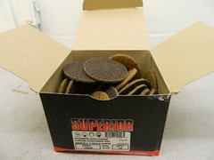 Superior Abrasives Aluminum Oxide Quick Change Disc 25 Pack 3″ Disc Diam 10556
