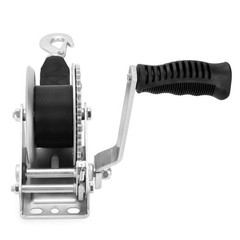 Camco 50001 Steel Marine Durable Corrosion Resistant Towing Winch w/ 20′ Strap