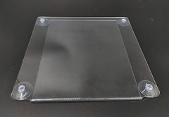 Clear Window Sign Holder with Suction Cups 8.5X11 Made from Durable PET Material