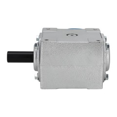 Right Angle Gearbox 1:1 Ratio 40HP 1800RPM CW/CW 1″ Shaft Cast Iron Housing