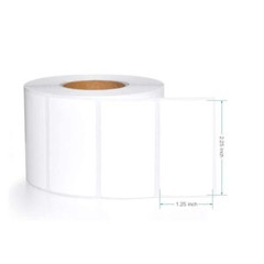 2.25″x1.25″ Direct Thermal Labels for UPC Barcodes Zebra Printer 1000 Per Roll
