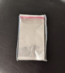 100 Resealable Cellophane Self Adhesive Bags – Clear Seal Cello Plastic bags OPP