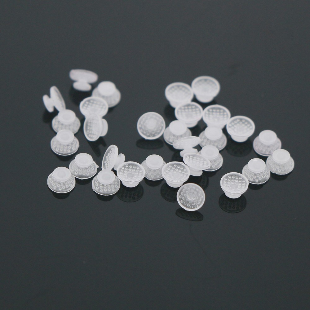 US Dental Orthodontic Metal/Ceramic Clear Lingual Button Bondable Round Base