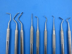 LOT of 9 Dental Instruments Premier, Hu Freidy, GC America Made in USA SEE LIST