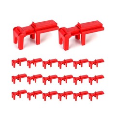 QWORK Ball Valve Lockout, Safety Lock, 1/2″ – 2-1/2″ Diameter, 20 Pack, Red