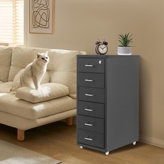 Vertical File Cabinet, Metal File Cabinet with Lock, Filing Cabinet NEW US