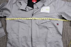 Pro Frac Flame Gear Cat2 FR Coveralls Men’s 2XL Tall (48×36) Gray Long-sleeve