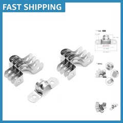 Versatile 30-Pack Stainless Steel Conduit Straps for Secure Pipe Installation