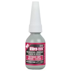 Vibra-Tite 13110 Threadlocker, Vibra-Tite 131, Red, High Strength, Liquid, 10